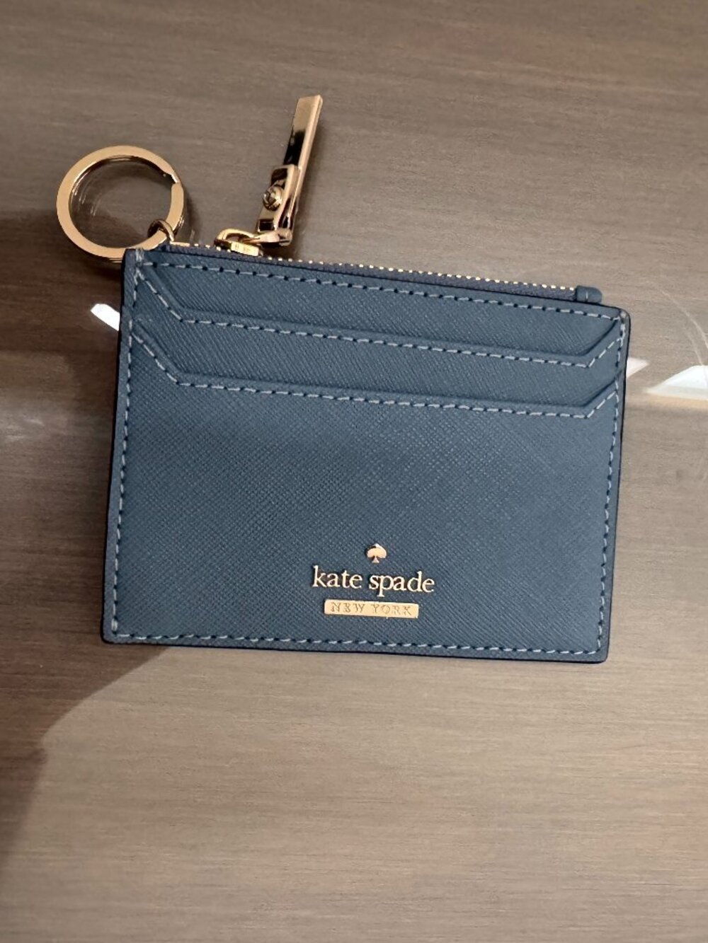 NWOT Kate Spade Blue Card Holder